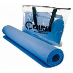 TAPETE TATAME PARA PILATES FISIOTERAPIA AZUL